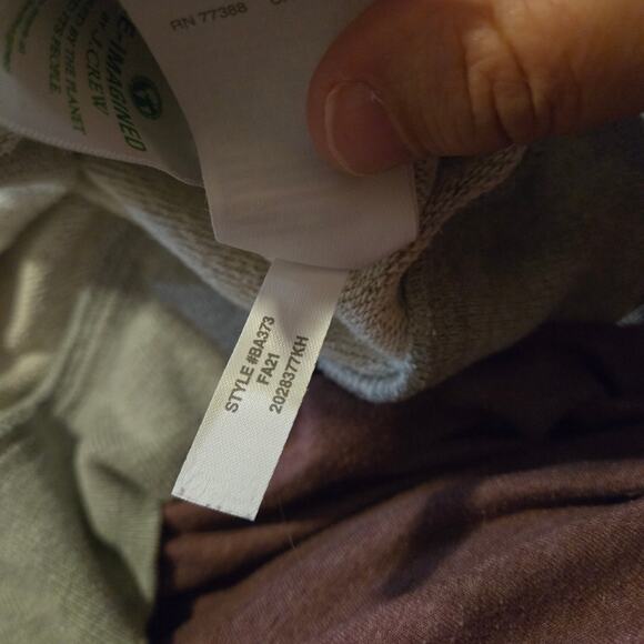 J.Crew Heritage Fleece Gray Crewneck Sweatshirt XS - Picture 4 of 8